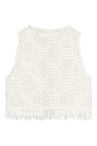Gilet sans manches - Blanc