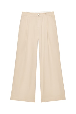 Pantalon wide legs - Beige