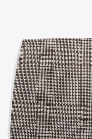 Pantalon flare - Marron et écru