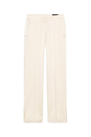 Pantalon large - Ecru