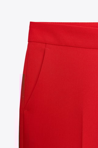 Pantalon flare - Rouge