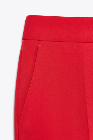 Pantalon flare - Rouge