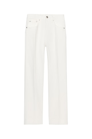 Pantalon bootcut 7/8 - Blanc