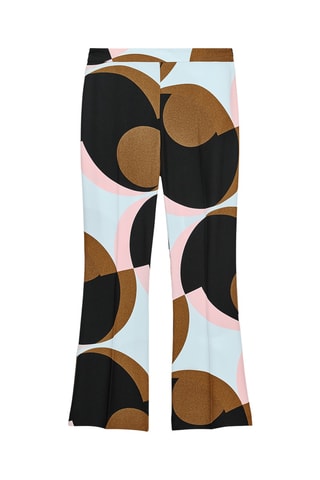 Pantalon flare - Marron et ciel