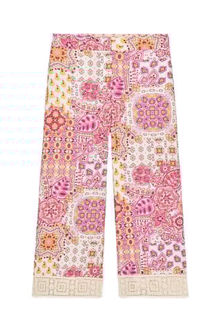 Pantalon - Rose et blanc