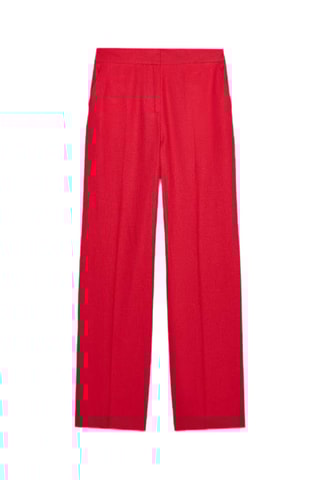 Pantalon en lin - Rouge