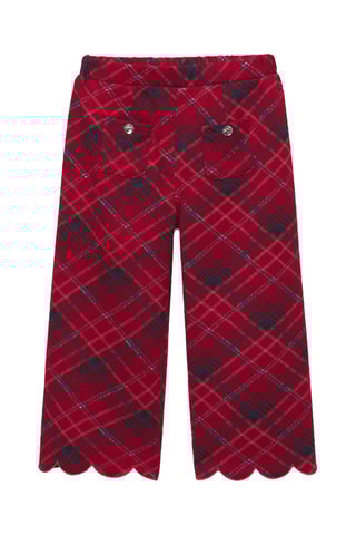 Pantalon - Rouge et anthracite