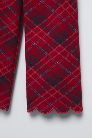 Pantalon - Rouge et anthracite