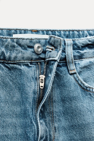 Pantalon straight taille haute - Bleu cobalt