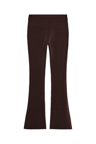 Pantalon flare - Marron