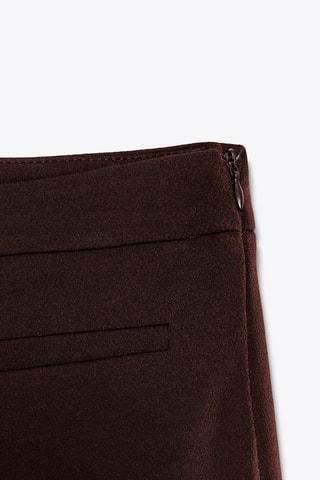 Pantalon flare - Marron
