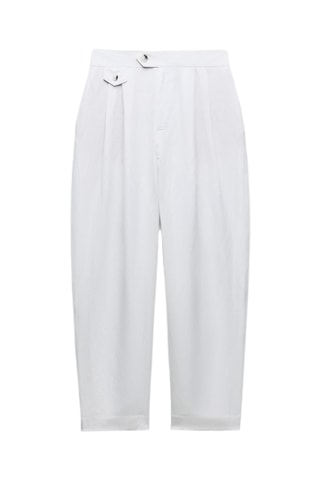 Pantalon en lin - Blanc