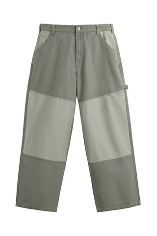 Pantalon relaxed - Vert