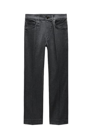 Pantalon bootcut 7/8 - Gris