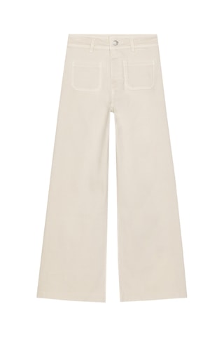 Jean wide legs - Beige