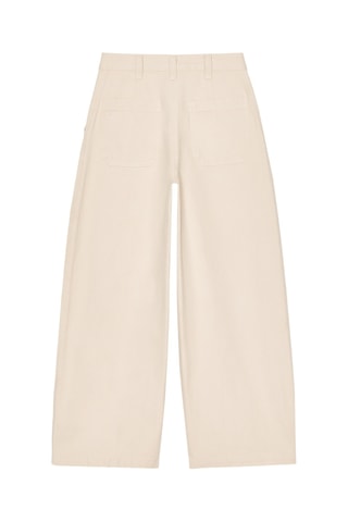 Jean wide legs - Beige