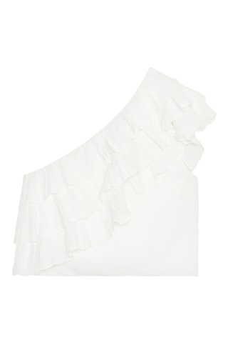 Top asymétrique - Blanc