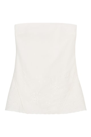 Top bustier - Blanc