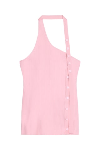 Top asymétrique - Rose