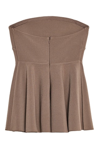 Top bustier - Marron clair