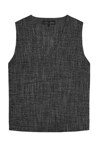 Top - Gris foncé chiné