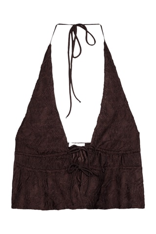 Crop top - Marron