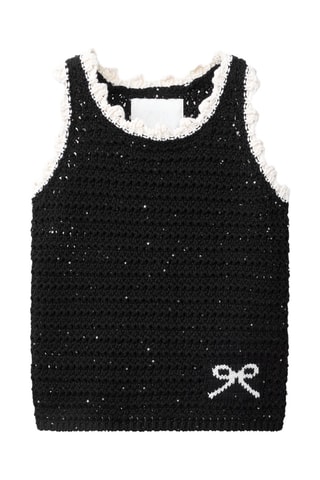 NA  TOP M SISA MINILENTEJUELAS INTARSIA LAZO COL 1