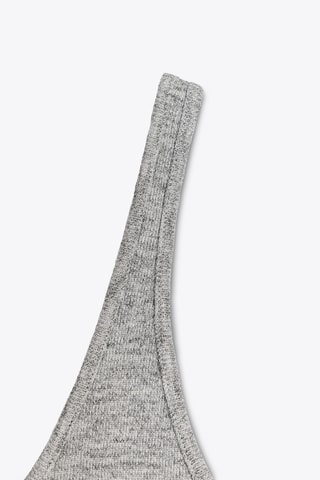 Top - Gris clair chiné