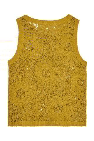 Top en crochet - Pistache