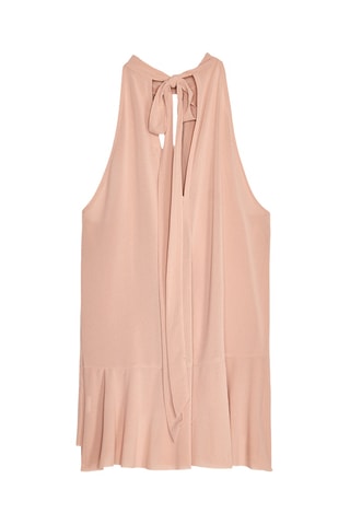 Top volanté - Rose poudré