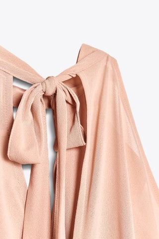 Top volanté - Rose poudré