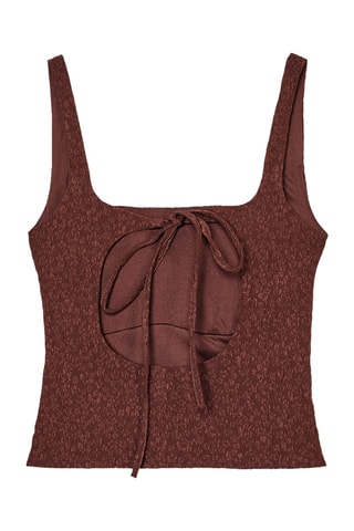 Crop top - Marron