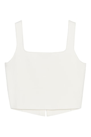 Crop top - Blanc