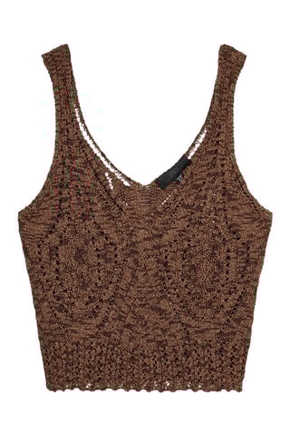 Crop top - Marron