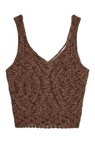 Crop top - Marron