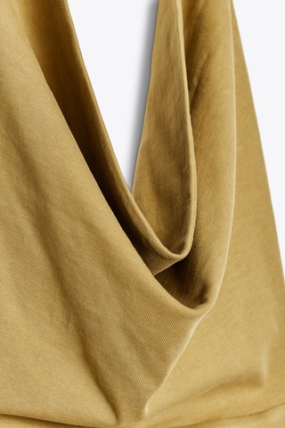 Top drapé - Moutarde