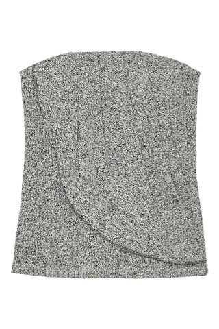 Top bustier - Gris chiné