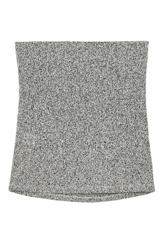 Top bustier - Gris chiné