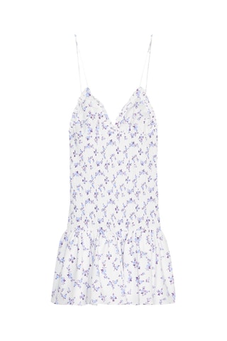 Robe taille basse - Blanc