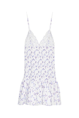 Robe taille basse - Blanc