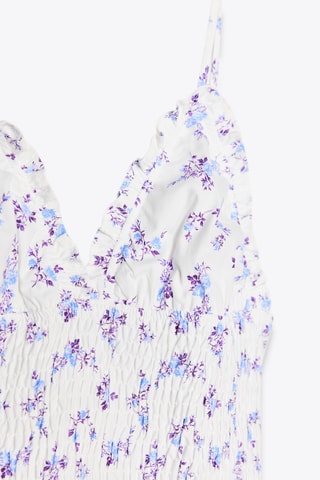 Robe taille basse - Blanc