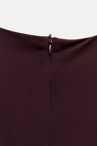 Robe droite - Bordeaux