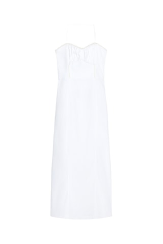 Robe longue en lin - Blanc