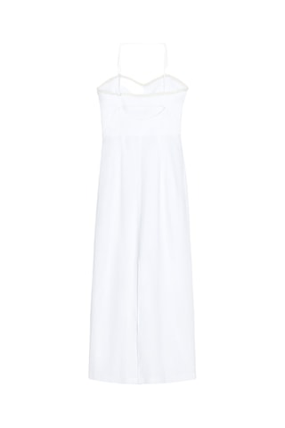 Robe longue en lin - Blanc