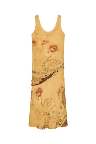 Robe droite - Moutarde