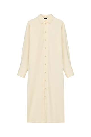 Robe chemise - Beige