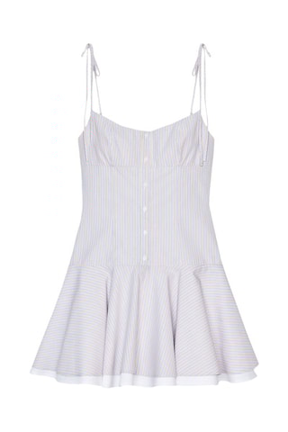 Robe patineuse - Bleu clair et blanc