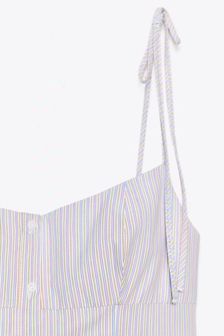 Robe patineuse - Bleu clair et blanc