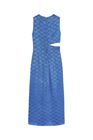 Robe droite - Bleu cobalt
