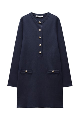 Robe pull - Bleu marine